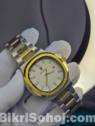 Luxury Two-Tone Wrist Watch